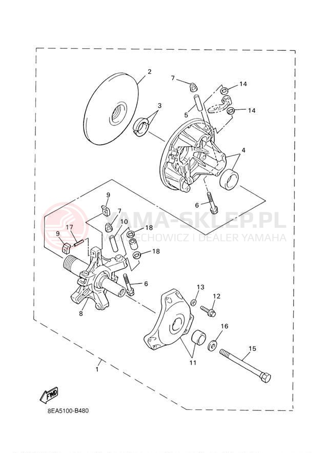 Schemat "REBUILD KIT" do Yamaha SX VIPER S SXV70SJ