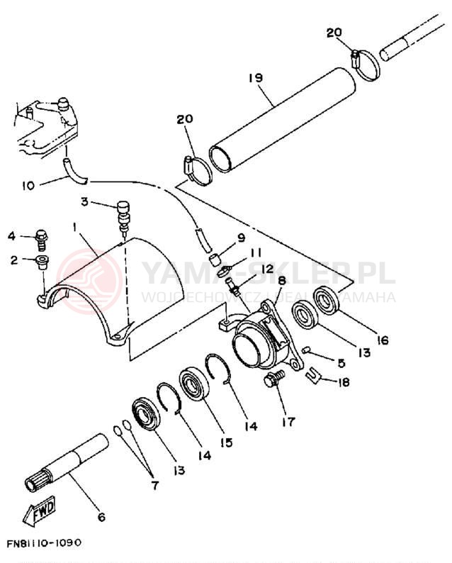 Schemat "JET UNIT" do Yamaha WRB650P_61