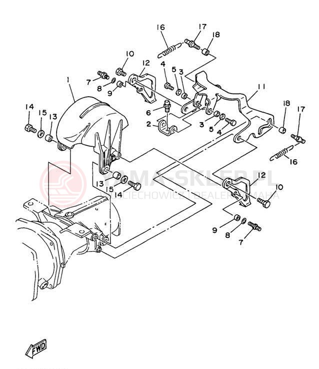 Schemat "JET UNIT" do Yamaha WAVE VENTURE 1100 WVT1100U