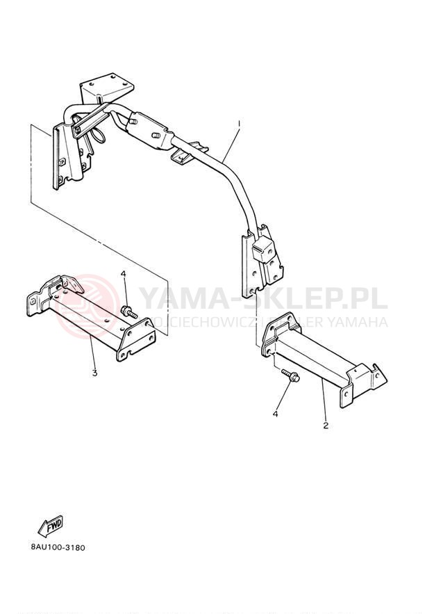 Schemat "STEERING GATE" do Yamaha VK540 III VK540EF