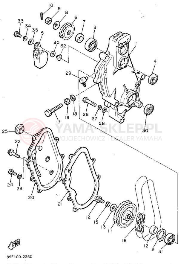 Schemat "Układ napędowy" do Yamaha OVATION LE CS340EU