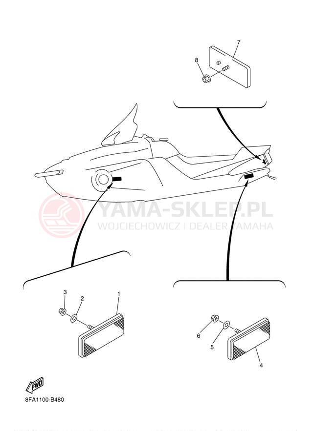Schemat "układ elektryczny" do Yamaha RX-1 ER LE RX10RSH/RX10RH