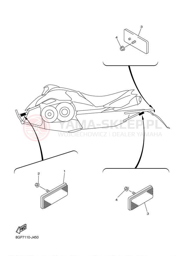 Schemat "układ elektryczny" do Yamaha PHAZER GT PZ50GTZB