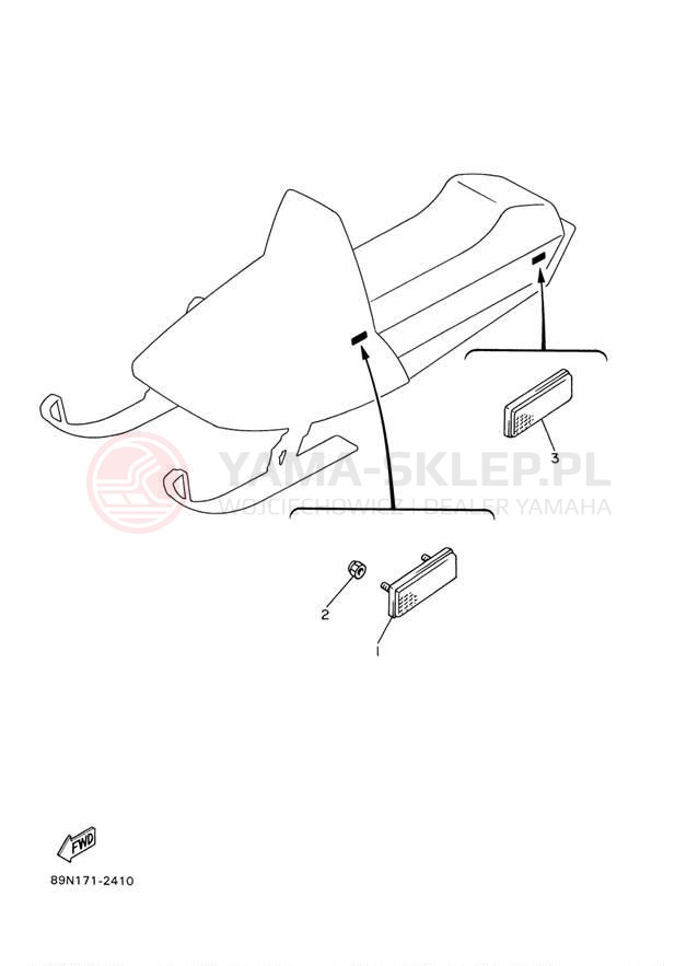 Schemat "układ elektryczny" do Yamaha VK540 III VK540EF