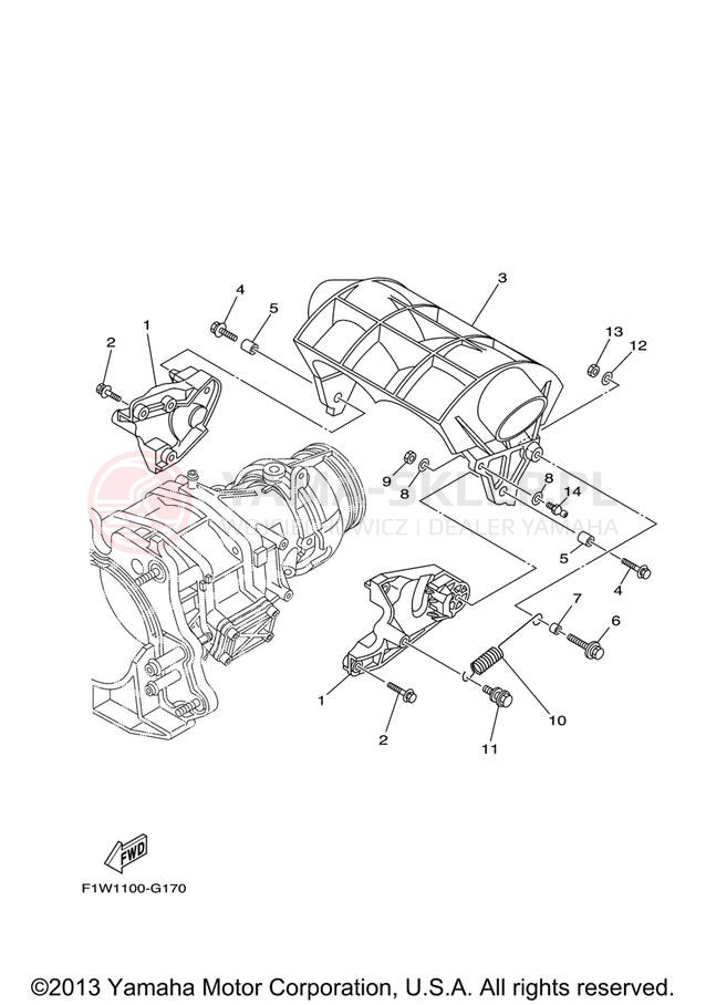 Schemat "JET UNIT" do Yamaha WAVERUNNER FZS GX1800AJ