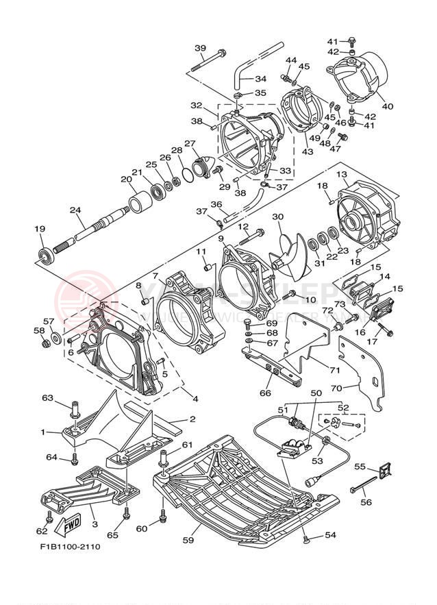 Schemat "JET UNIT" do Yamaha FX140 FX1000CA/FX1000A