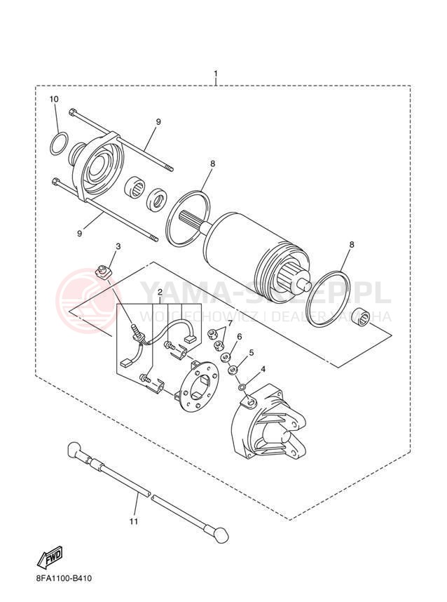 Schemat "rozrusznik" do Yamaha RX-1 ER RX10RJ/RX10RSJ