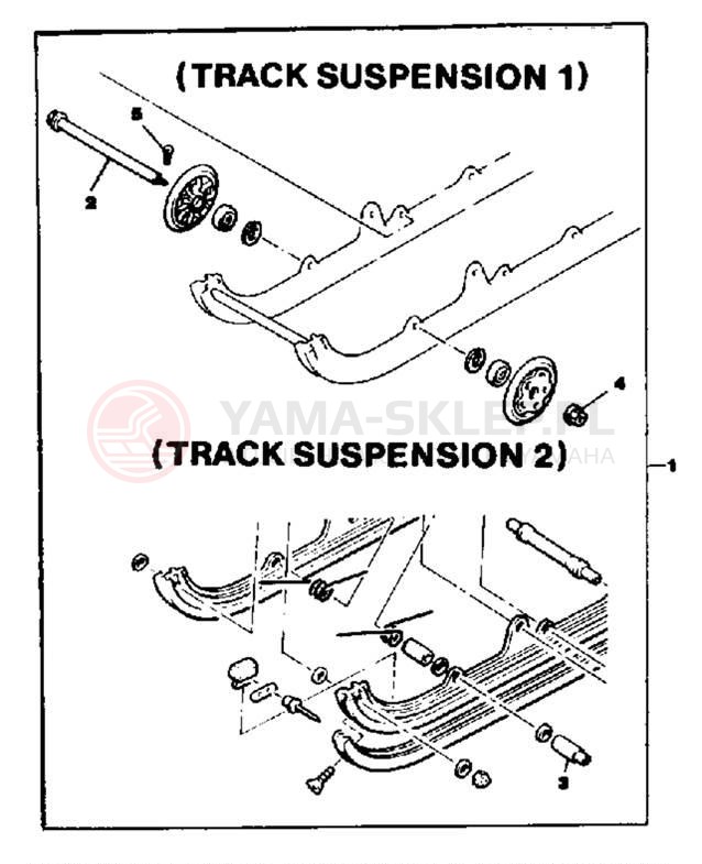 Schemat "SUSPENSION IMPROVEMENT" do Yamaha EXCEL III EC340J