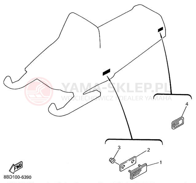 Schemat "układ elektryczny" do Yamaha BRAVO LT BR250TC