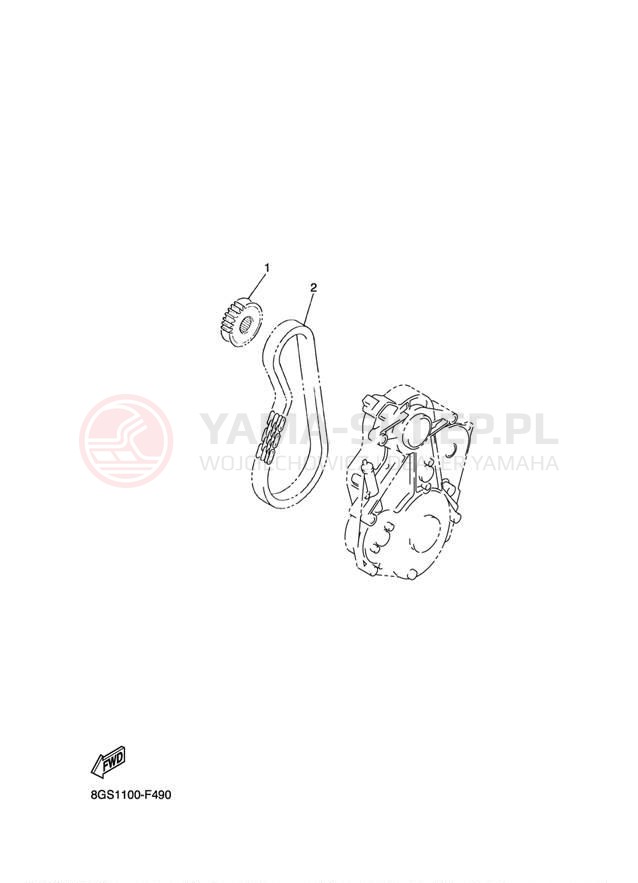 Schemat "DRIVE SETTING" do Yamaha VK PROFESSIONAL VK10W