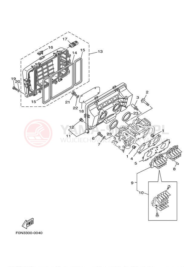 Schemat "Wtrysk paliwa" do Yamaha XL800 XA800Z