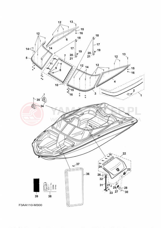 Schemat "HELM" do Yamaha AR192 RM1800AP/RM1800BP