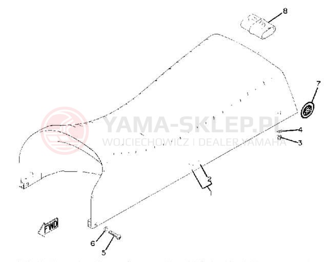 Schemat "siedzenie" do Yamaha PR440