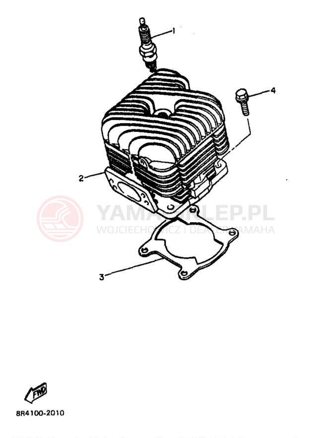 Schemat "cylinder" do Yamaha BRAVO LT BR250TB