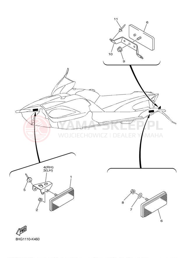 Schemat "układ elektryczny" do Yamaha APEX SE RX10PSAB/RX10PSAL