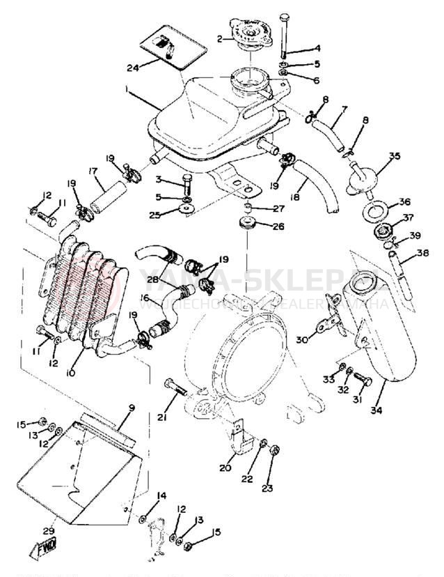 Schemat "Miska olejowa" do Yamaha PR440