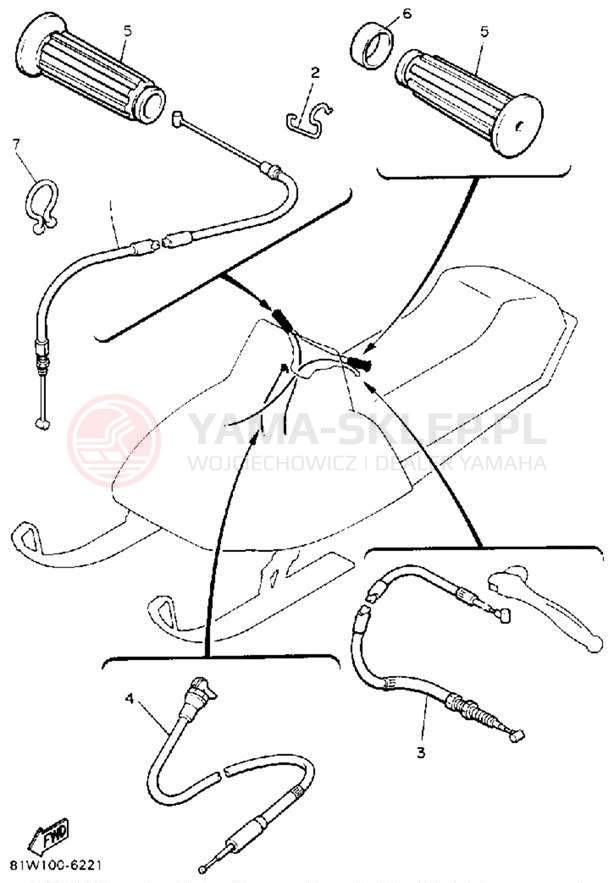 Schemat "Układ chlodzenia" do Yamaha ENTICER LTR ET400TRP