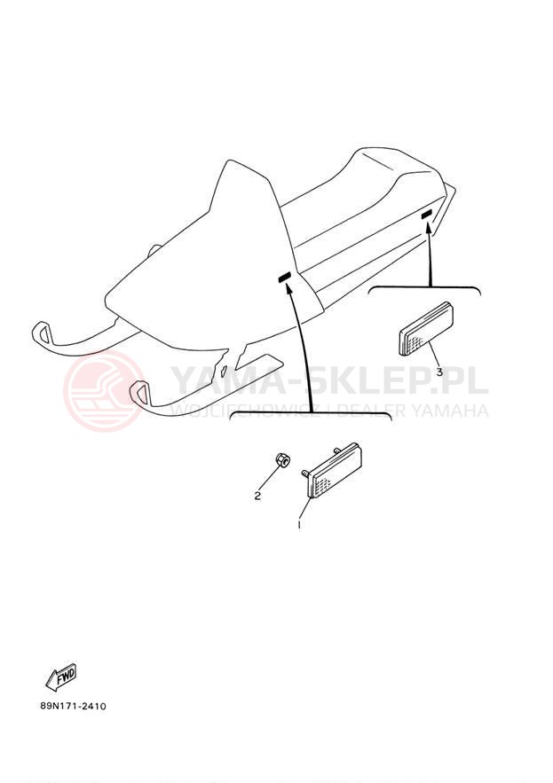 Schemat "układ elektryczny" do Yamaha VK540 III VK540EJ