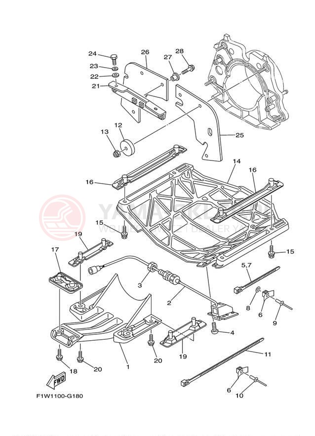 Schemat "JET UNIT" do Yamaha FX CRUISER SHO FX1800AK