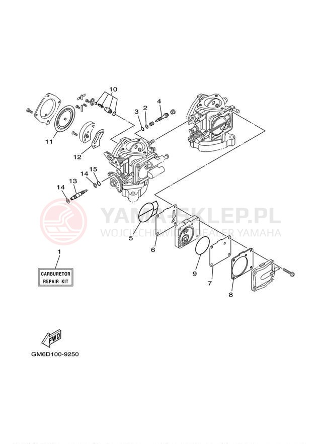 Schemat "Zestaw naprawczy" do Yamaha XL700 XL700C