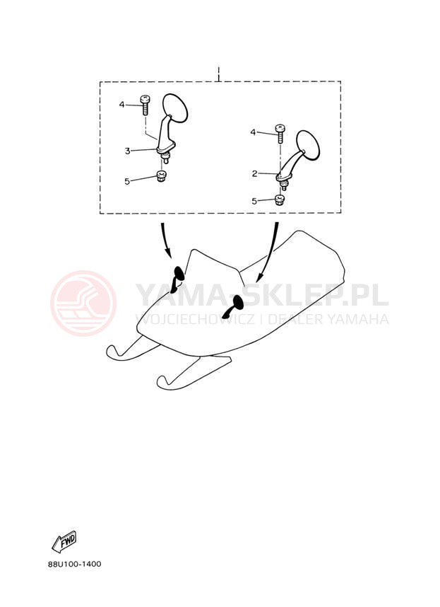 Schemat "BODY RIG" do Yamaha VK 540 III VK540EH