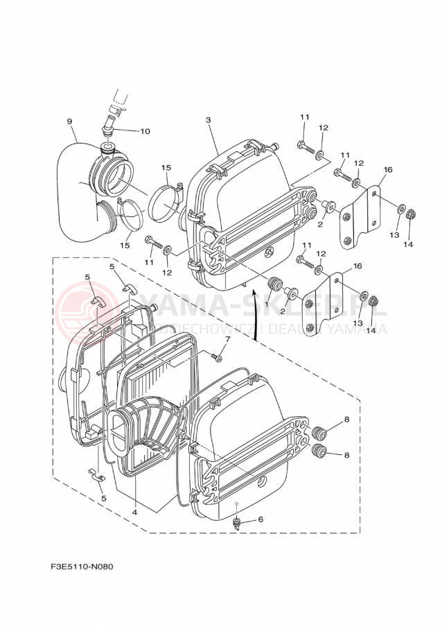 Schemat "Wtrysk paliwa" do Yamaha SX192 RM1800CP/RM1800DP