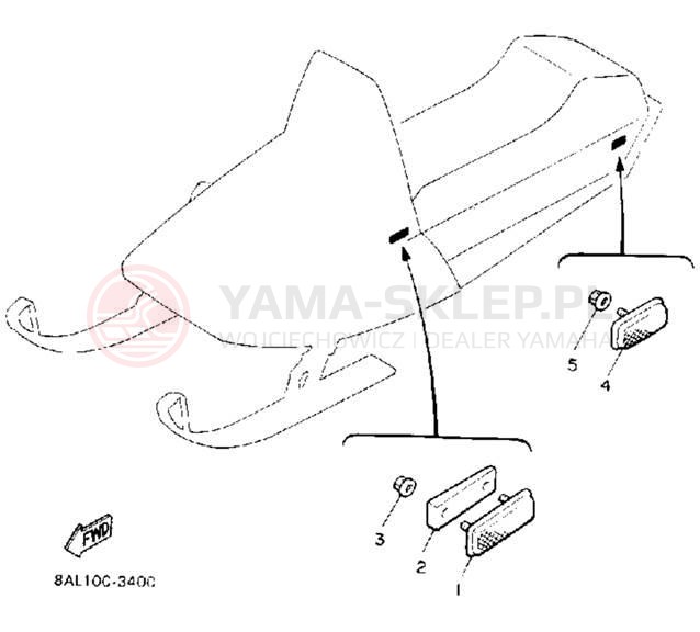 Schemat "układ elektryczny" do Yamaha PHAZER II ST PZ480STT