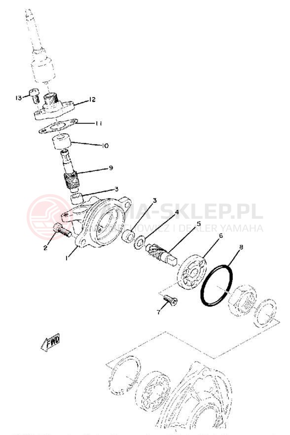 Schemat "licznik" do Yamaha PR440