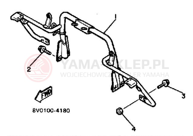 Schemat "STEERING GATE" do Yamaha PHAZER PZ480K