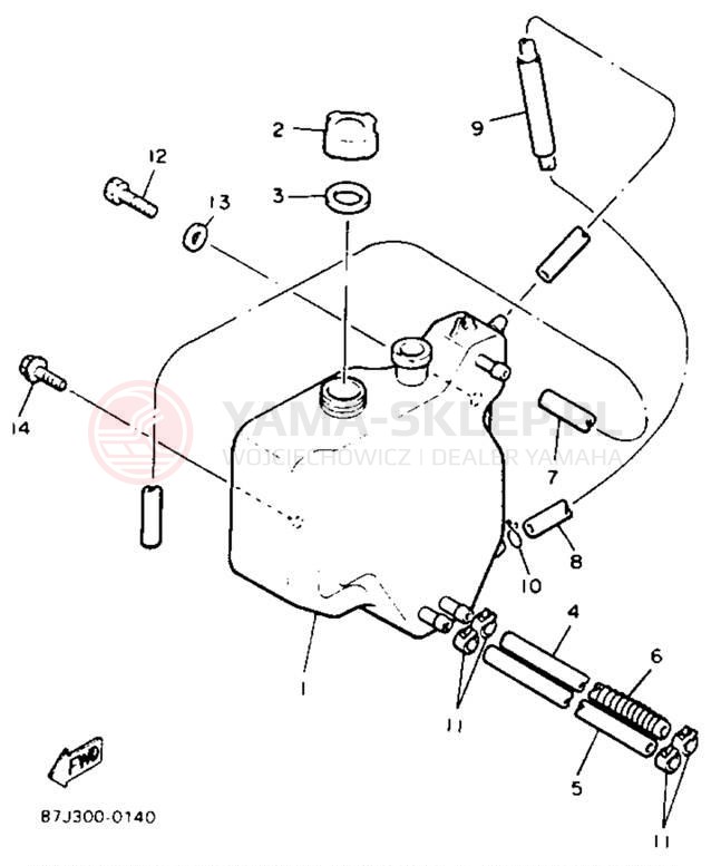 Schemat "Miska olejowa" do Yamaha PHAZER II PZ480T