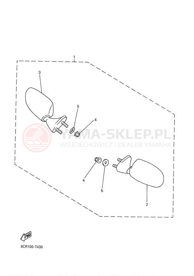 Schemat "BODY RIG" do Yamaha RX-1 LE RX10SH/RX10MSH