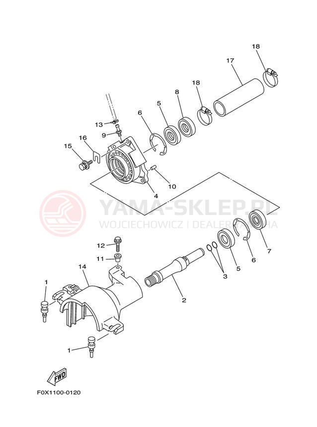 Schemat "JET UNIT" do Yamaha GP1200 GP1200AY