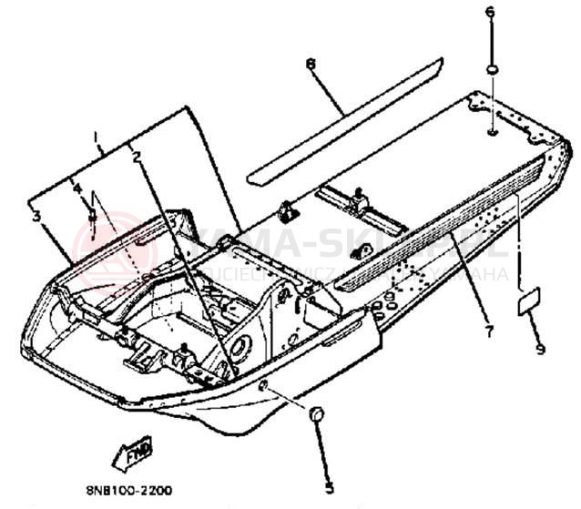 Schemat "rama" do Yamaha SS440F