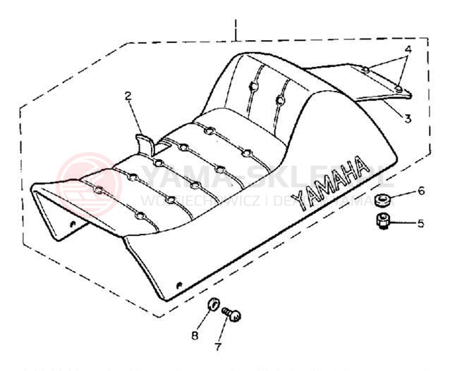Schemat "siedzenie" do Yamaha OVATION LE CS340ES