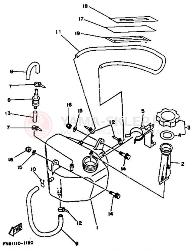 Schemat "Miska olejowa" do Yamaha WRB650Q_61