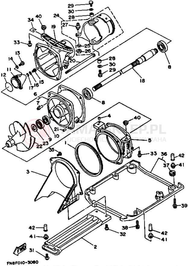Schemat "JET UNIT" do Yamaha WRB650Q_62