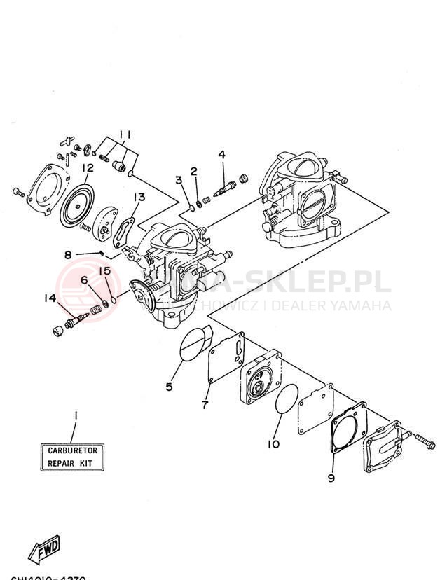 Schemat "Zestaw naprawczy" do Yamaha WAVE VENTURE 700 WVT700U