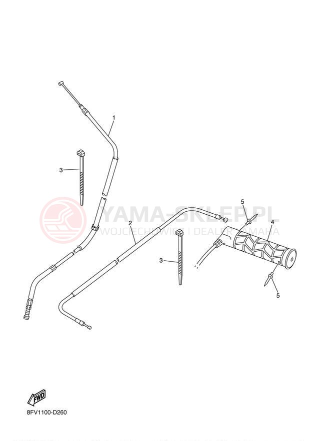Schemat "Układ chlodzenia" do Yamaha RX-1 ER RX10RK/RX10RSK