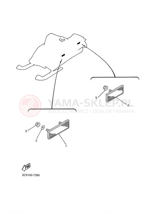 Schemat "układ elektryczny" do Yamaha PHAZER 500 PZ500D