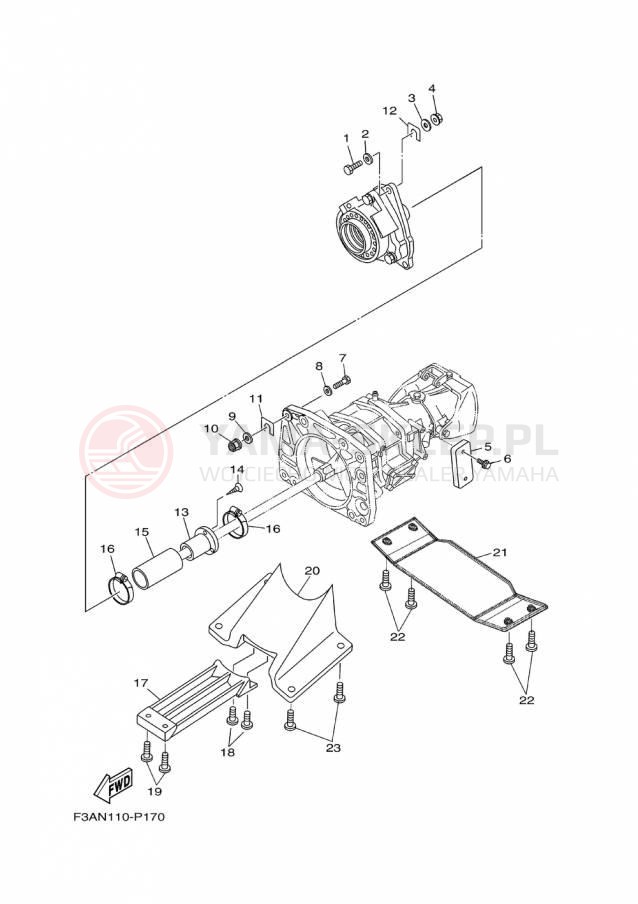 Schemat "JET UNIT" do Yamaha SX190 RX1800CP/RX1800DP