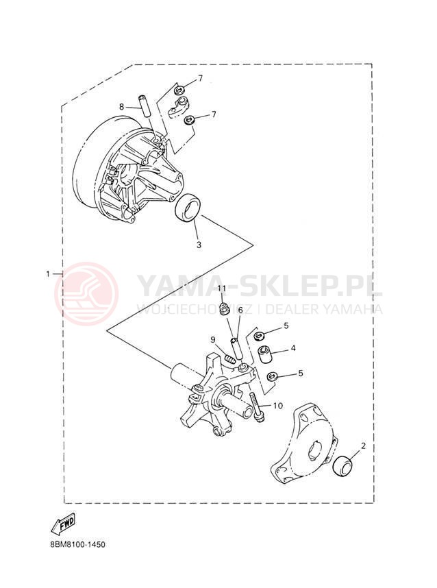 Schemat "TUNE-UP KIT" do Yamaha VK 540 III VK540EH