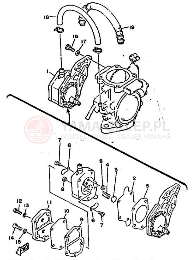 Schemat "Pompa paliwa" do Yamaha WAVE RUNNER LX WR650D