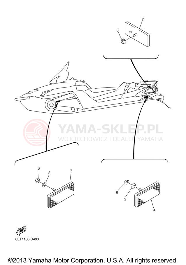Schemat "układ elektryczny" do Yamaha RS VENTURE RST90XR/RST90GTXS