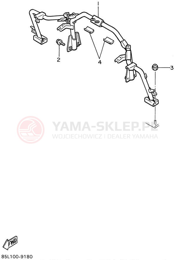 Schemat "STEERING GATE" do Yamaha CS340 CS340ED