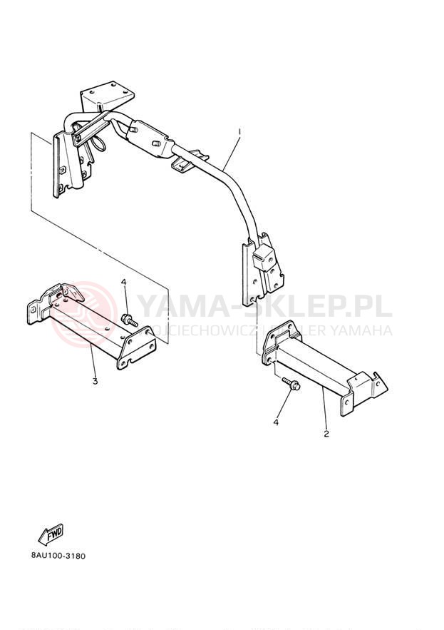 Schemat "STEERING GATE" do Yamaha VK540 III VK540EJ