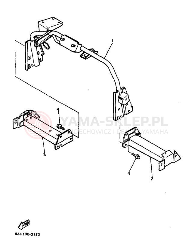 Schemat "STEERING GATE" do Yamaha VK540 II VK540EB