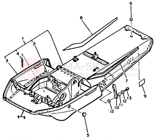 Schemat "rama" do Yamaha XL-V XL540P