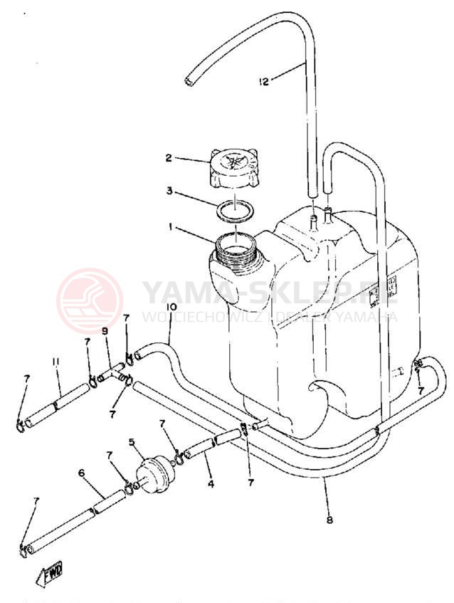 Schemat "Miska olejowa" do Yamaha GPX338G/GPX433G