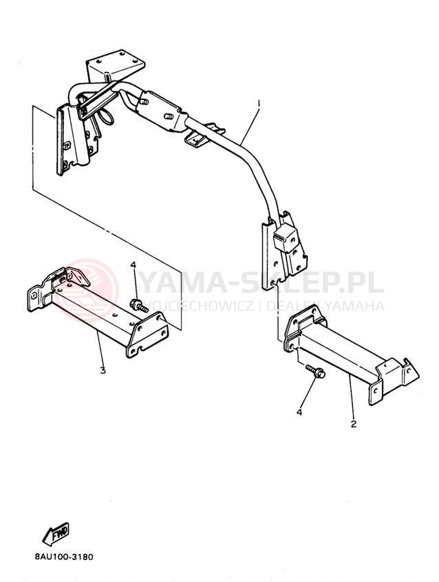 Schemat "STEERING GATE" do Yamaha VK540 II VK540EA