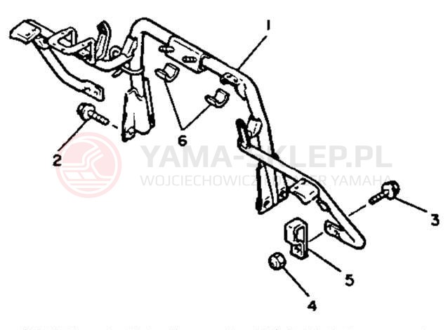 Schemat "STEERING GATE" do Yamaha VENTURE XL VT480T